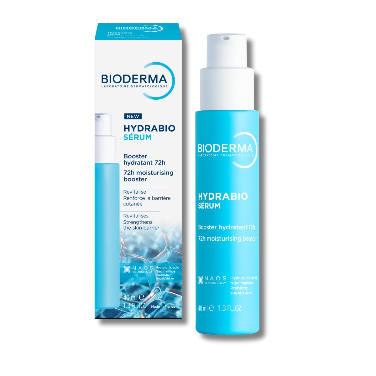 Bioderma - Hydration Serum - Hydrabio - Hydration Booster - Hydrating Feeling - Facial Hydrating Serum for Dehydrated Sensitive Skin