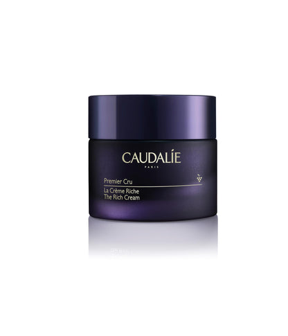 Caudalie Premier Cru Skin Barrier Rich Moisturizer with Bio Ceramides and Hyaluronic Acid, Visibly Repairs Skin Barrier and Reduces the Look of Wrinkles, Deeply Moisturizing Face Cream, 1.6 oz