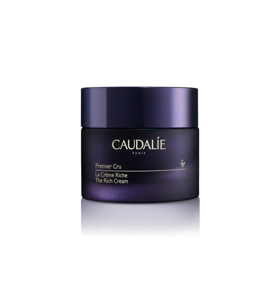 Caudalie Premier Cru Skin Barrier Rich Moisturizer with Bio Ceramides and Hyaluronic Acid, Visibly Repairs Skin Barrier and Reduces the Look of Wrinkles, Deeply Moisturizing Face Cream, 1.6 oz
