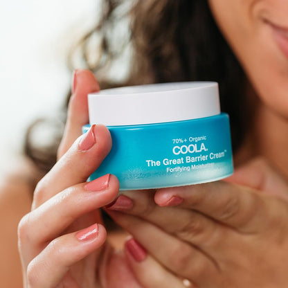 COOLA Organic The Great Barrier Cream Face Moisturizer, Dermatologist Tested Skin Barrier Protection, Vegan and Gluten Free, 1.5 Fl Oz
