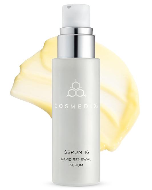 COSMEDIX - Serum 16 Rapid Renewal Serum - For All Skin Types - Boosting Skin's Natural Radiance - Smooths Lines and Wrinkles - Includes Vitamin E and Hydration Boost - Moisture-Rich
