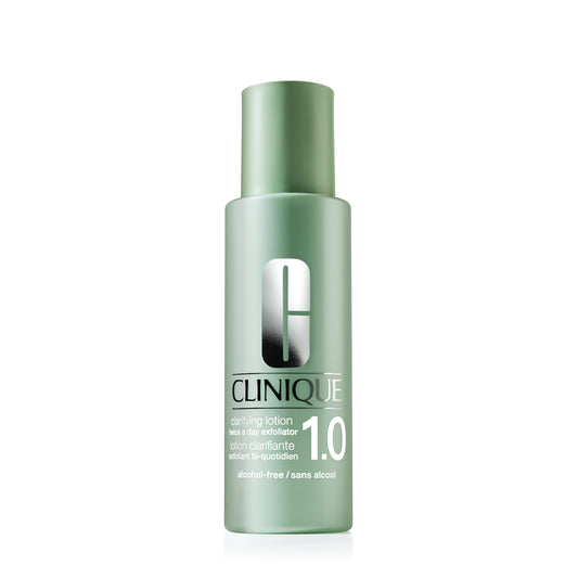 Clinique 3-Step Clarifying Lotion Face Exfoliator 1.0 | For Sensitive Skin | Toner With Witch Hazel + Salicylic Acid | Alcohol Free