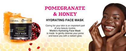 MIELLE Mielle pomegranate & honey hydrating face mask, 3.5 Fl Ounce