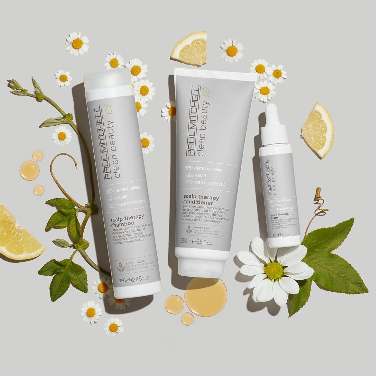 Paul Mitchell Clean Beauty Scalp Therapy Conditioner, Gently Conditions + Cools All Hair Types, Especially Dry, Oily + Sensitive Scalps