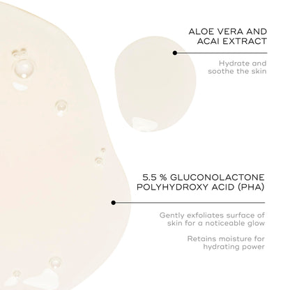Medik8 Press and Glow Daily Exfoliating PHA Tonic with Enzyme Activator - Polyhydroxy Acid Face Toner - Gentle and Cleansing Face Tonic - 6.7 oz