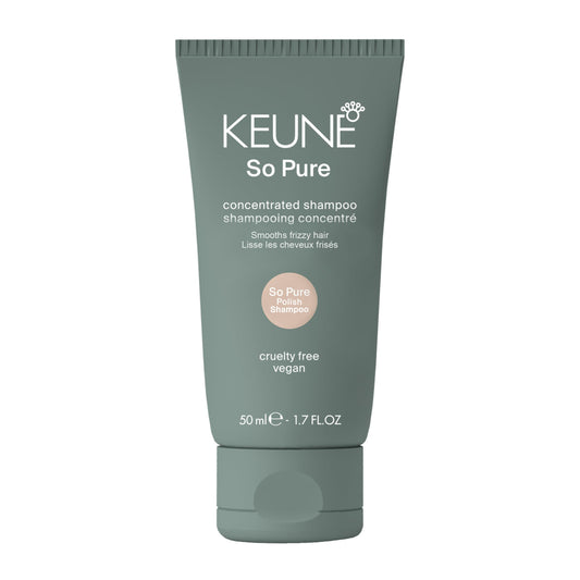 KEUNE So Pure Restore Shampoo, Hydrating and Gentle Cleansing Formula, Travel Size, 50ml