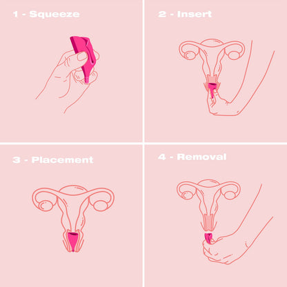 Intimina Lily Cup Size B - Ultra-Soft Menstrual Cup, Reusable Period Protection, Thin Menstrual Cup for up to 8 Hours, Medical-Grade Silicone Women’s Period Care