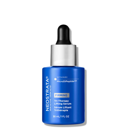 NEOSTRATA Tri-Therapy Lifting Serum, New & Improved Formula, 3D Volumizer, Lifting and Firming Antiaging Serum with Hyaluronic Acid Oil-Free Fragrance-Free, 1 fl. oz.