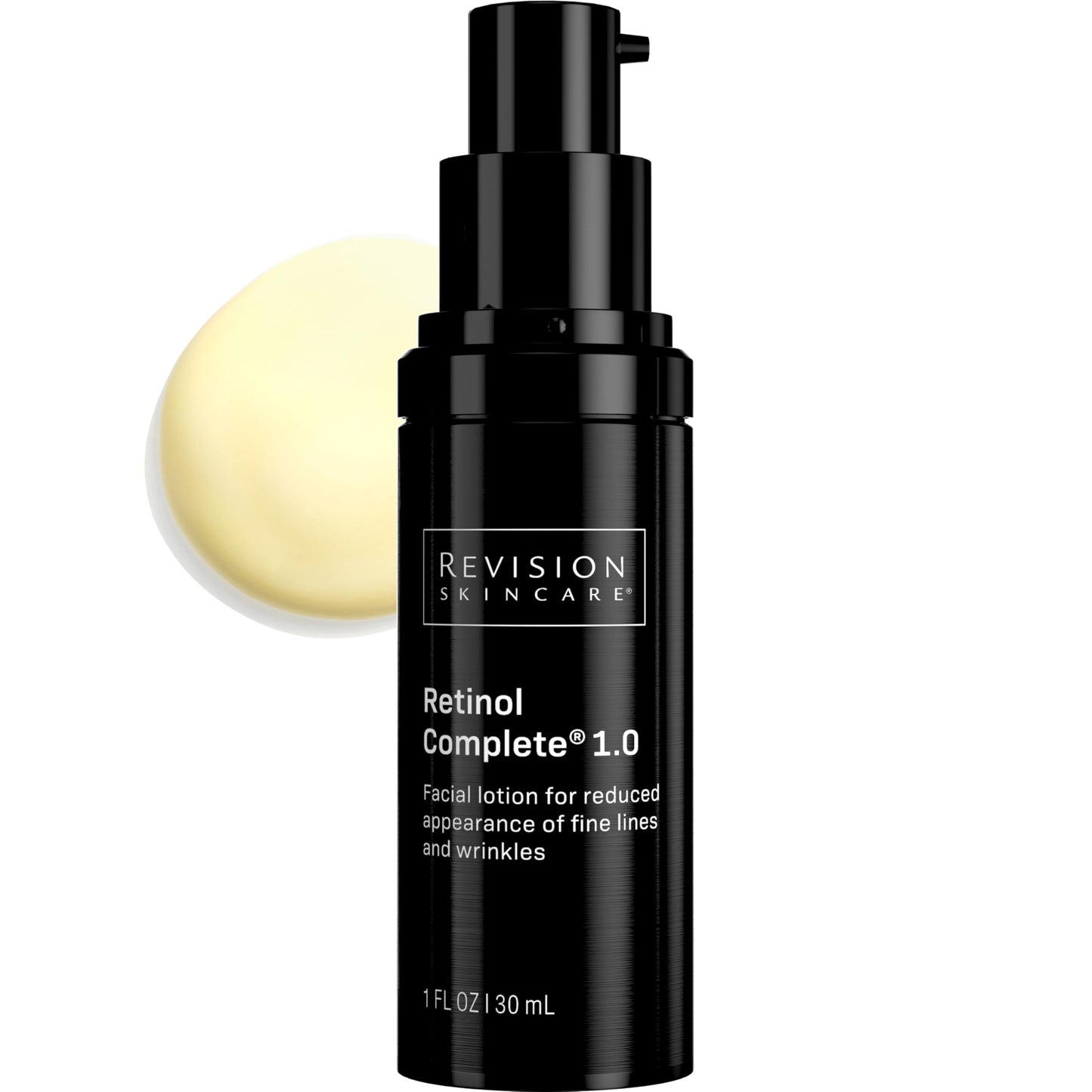 Revision Skincare Retinol Complete, brighten and smooth skin's texture, boosts skin's hydration level to combat the dryness with Retinol, reduce fine lines and wrinkles, 1 fl oz