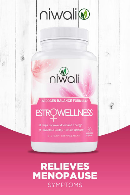 Estrogen Capsule for Women - Female Hormone Balance Supplement Menopause Mood and Energy Support - Restores Healthy Estrogen Levels | 60 Non-GMO Vegetarian Veggie Capsules