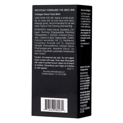 PEVONIA Collagen Boost Face Balm for Him, 1.7 oz.