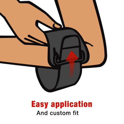 ACE Brand Tennis Elbow Support, Adjustable, Black, 1/Pack