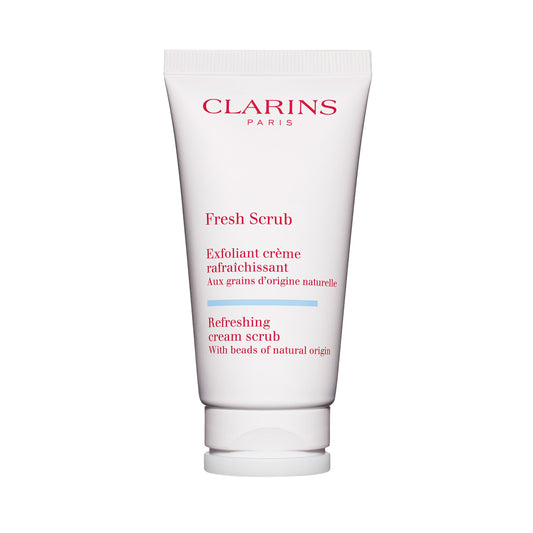 Clarins Fresh Scrub | Award-Winning | Refreshing, Cream-Gel Face Scrub With Natural Beads | Gently Exfoliates, Refreshes and Hydrates | Paraben-Free | SLS -Free | Mineral Oil Free | All Skin Types