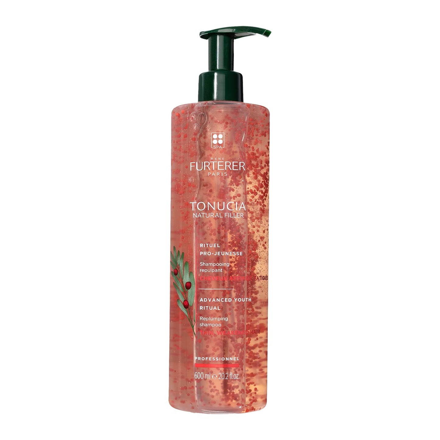 Rene Furterer TONUCIA Replumping Shampoo - For Thin, Weakened Hair Due to Aging - Redensify & Revitalize - Silicone-Free - Travel-Size