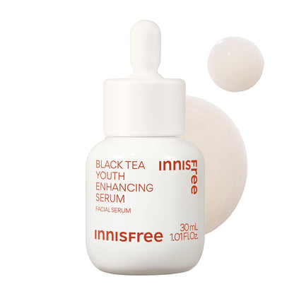 innisfree Black Tea Youth Serum, Korean Anti-Aging Treatment with Niacinamide for Radiance, Firm Skin, Hydration, and Visible Skin Renewal