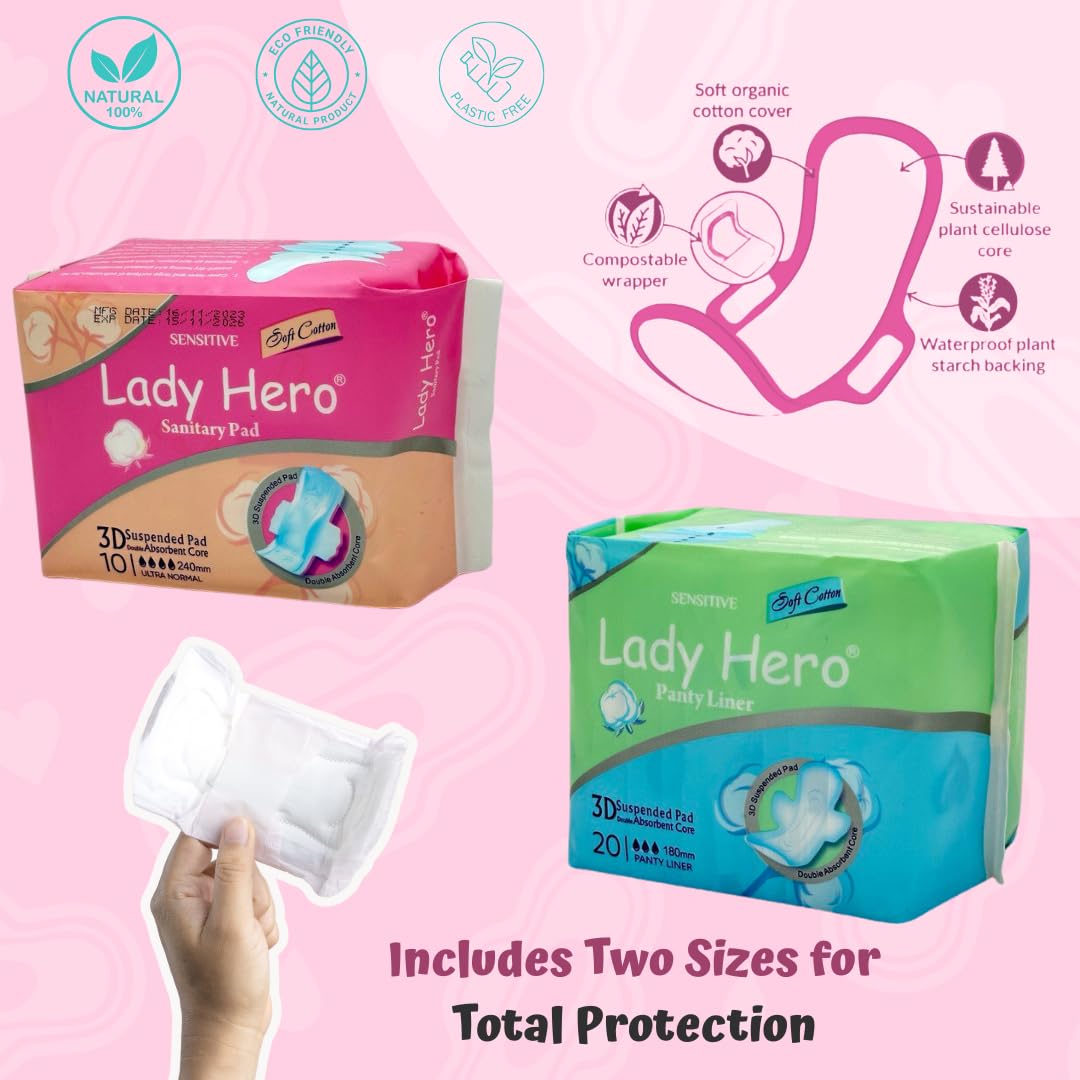 Period Kit for Tweens - First Period Kit for Girls 9-12 10-14 for School- Comfort Fit Feminine Pads Designed for Tween Teens Needs- Period Bags for Teen (Pink)