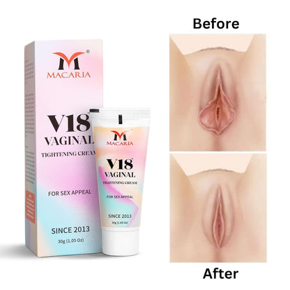 MACARIA Vaginal Pussy Yoni Instant Tightening Shrink Virgin Again Cream Gel for Girls