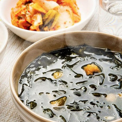 Korean Dried Pollack Soup Bugeot Guk/Miyeokguk Seaweed Soup 1Pack (5ea) Freeze Drying Block Type Instant Soup, Cube Block Stew, 황태 북엇국 북어국 미역국 (Dried Seaweed and Pollack Soup Miyeokguk (황태 미역국))