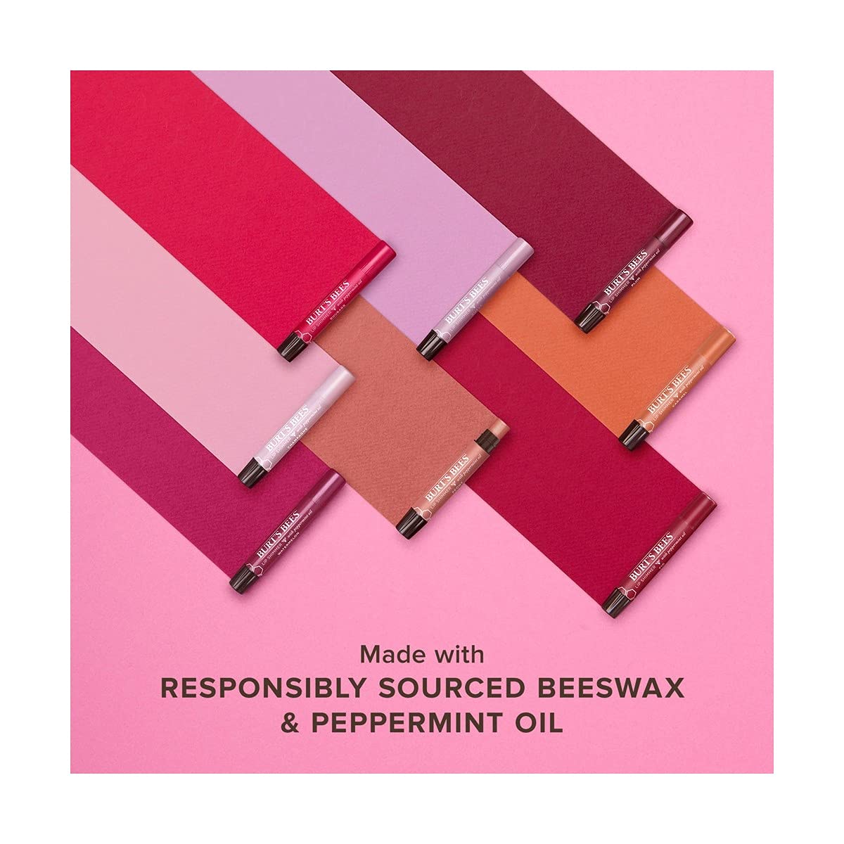 Burt's Bees 100% Natural Moisturizing Lip Shimmer, Peony - 1 Tube