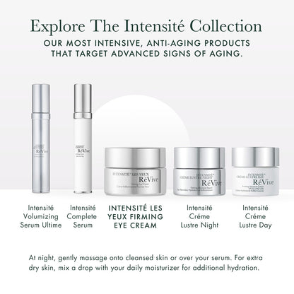 RéVive Firming Eye Cream - Intensité Les Yeux Hydrating Eye Cream & Puffy Eyes Treatment - Helps to Improve Dark Circles, Fine Lines & Wrinkles - Enriched with Hyaluronic Acid for Smoother Skin (15ml)