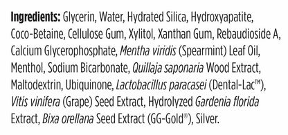 Designs for Health Periobiotic Silver Hydroxyapatite Toothpaste - Fluoride Free Toothpaste with Oral Probiotics with Whitening Hydroxyapatite - Supports Gum Health & Remineralization (4oz Mint)
