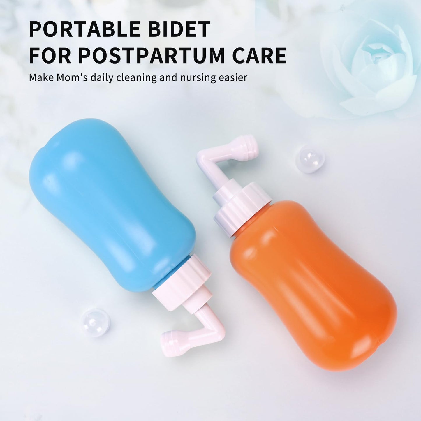 2 Pack Peri Bottle for Postpartum Care, Perineal Recovery and Cleansing After Birth, Personal Hygiene Bidet, 12.7OZ