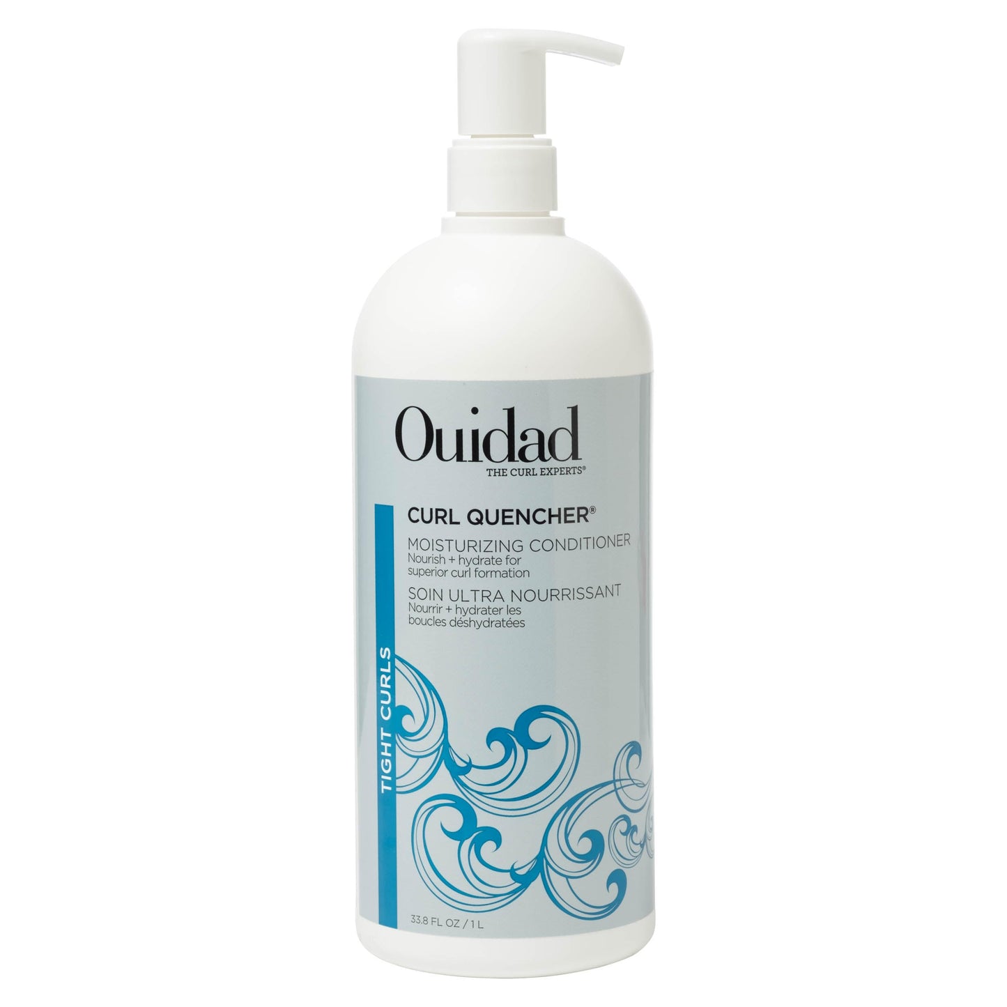 Ouidad Curl Quencher Moisturizing Conditioner for Tight Curls – Rich Detangling Conditioner Hydrates and Elongates Curly Hair, Soft, Nourished, Defined Curls, Helps Repair Damage, Sulfate-Free