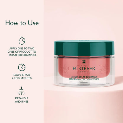 Rene Furterer Color Glow Repairing Glow Conditioner- Amino Acids & Lemon Essential Oil