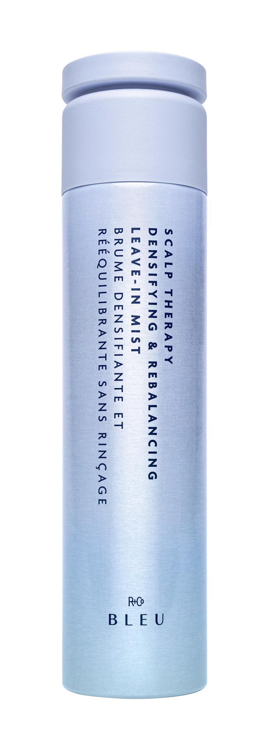 R+Co Bleu Scalp Therapy Densifying & Rebalancing Leave-In Mist – Lightweight Daily Scalp Treatment for Thicker-Looking Hair, Hydrates, Detoxifies & Stimulates Growth, 5.5 oz