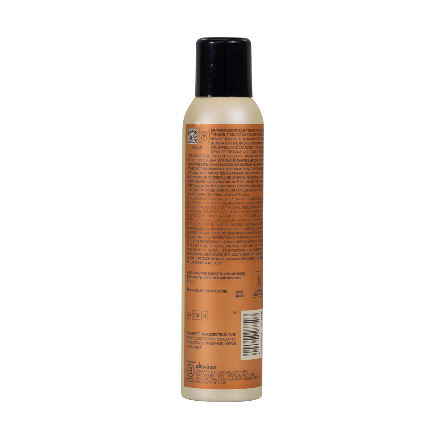 Davines This Is An Invisible Dry Shampoo, Residue-Free Cleansing And Volumizing Formula, Absorbs Oil With A Soft And Natural Finish, Vanilla And Grapefruit Scented