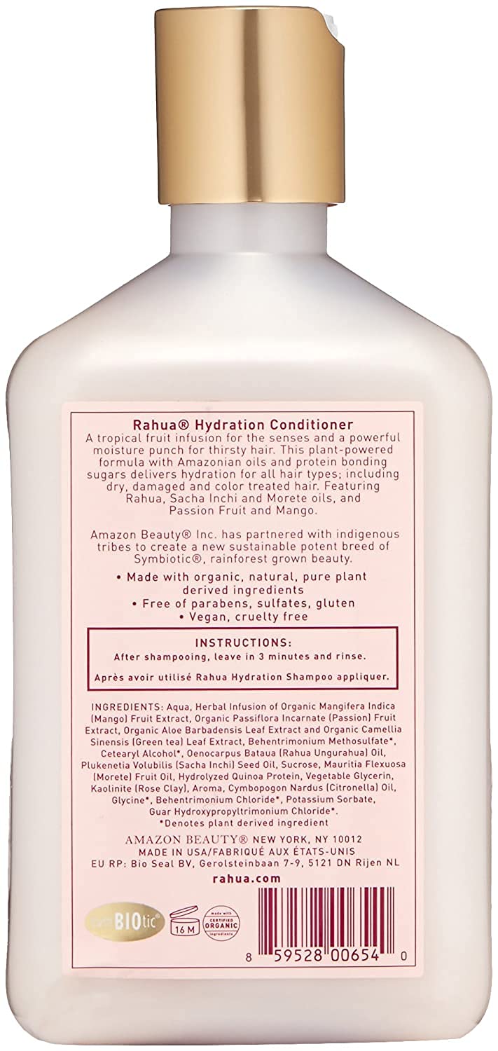 Rahua Hydration Hydrating Hair Conditioner, Moisturizing Conditioner with Naturally Infused, Plant Powered Ingredients, Mango & Passion Fruit, Hair Care for Dry Hair, Frizz & Scalp Care