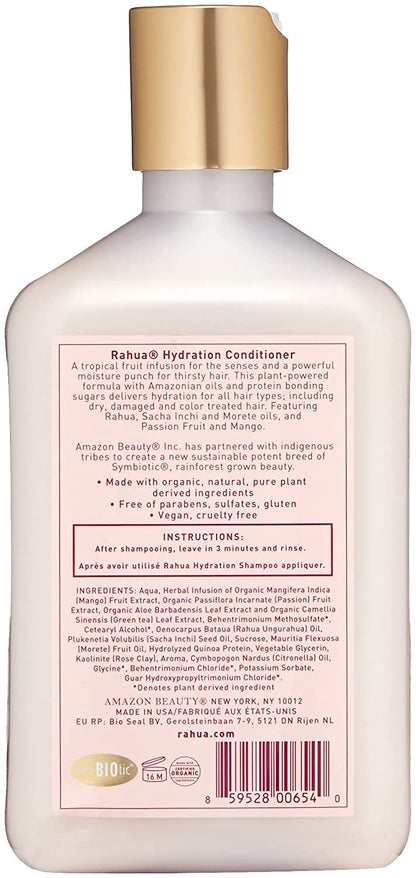 Rahua Hydration Hydrating Hair Conditioner, Moisturizing Conditioner with Naturally Infused, Plant Powered Ingredients, Mango & Passion Fruit, Hair Care for Dry Hair, Frizz & Scalp Care