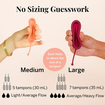 Pixie Menstrual Disc Kit for Feminine Care - Pixie Discs are Designed to Remove Like Tampons - 100% Medical-Grade Silicone - Best Period Disc Starter Kit - Proven to Become A Successful Disc User