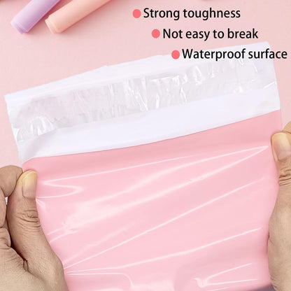 Sanitary Napkin Disposal Bags, 100Pcs Disposable Period Trash Bags, Feminine Hygiene Bags for Pads and Tampons, 1.67 Mil Pink Self-adhesive Feminine Product Disposal Bags for Blocking Odors, 6.7x9.8IN