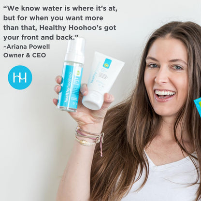 Gentle & Sensitive Care for Down There: Gentle Foaming Vulva Cleanser & 100% Flushable Gentle Wipes