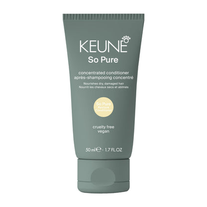 KEUNE So Pure Restore Conditioner, Moisturizing and Nourishing Formula, Travel Size, 50ml