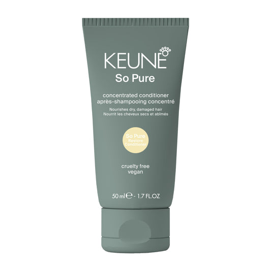 KEUNE So Pure Restore Conditioner, Moisturizing and Nourishing Formula, Travel Size, 50ml