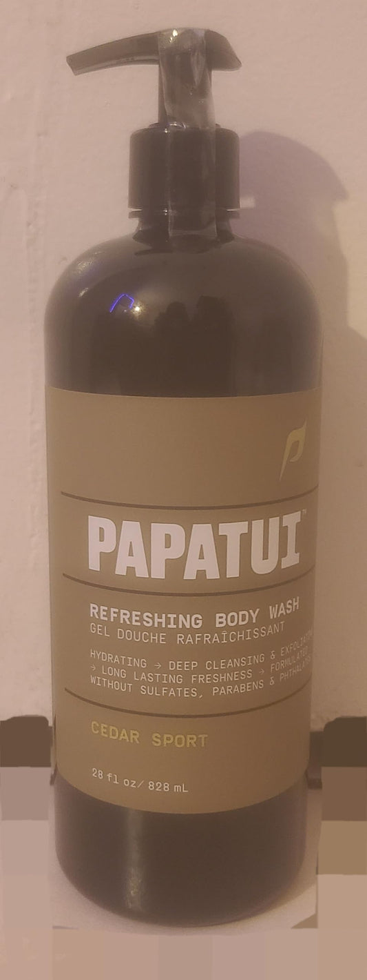 Papatui cedar sport refreshing body wash (28 FL Oz)
