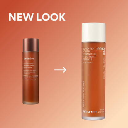 innisfree Black Tea Youth Essence, Korean Anti-Aging Treatment with Niacinamide for Radiance, Firm Skin, Hydration, and Barrier Support