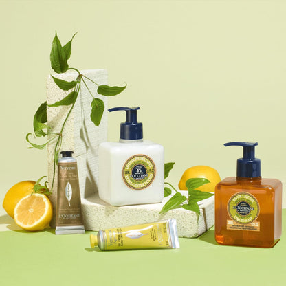 L'OCCITANE La Lotion Fast Absorbing Hand Cream, Shea Butter, Verbena Citrus, Intensive Nourishing & Moisturizing Treatment For Dry, Cracked Skin