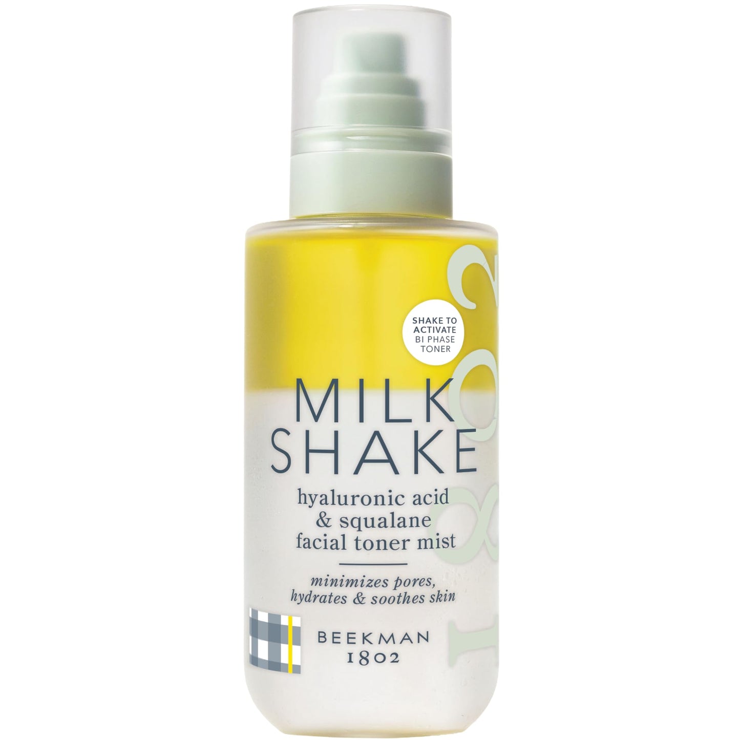 Beekman 1802 Milk Shake Hydrating Face Mist – Setting Spray & Milky Toner with Hyaluronic Acid & Squalane – Facial Toner & Face Spray – Lightweight Hydration, Minimizes Pores, Fragrance Free 8.1 Fl Oz