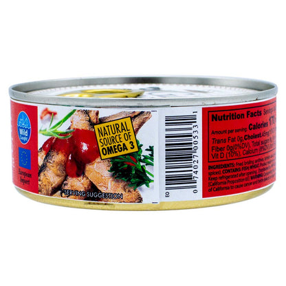Riga Gold Fried Brisling Sardines In Tomato Sauce, 8.47 Oz (Pack of 24)