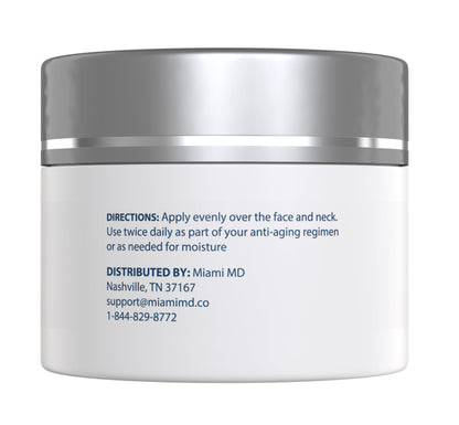 MiamiMD Age-Defying Lifting & Firming Face Cream for Women - Lift & Firm for Anti Aging, Wrinkle Reducer & Hydrating Moisturizer for Smooth, Radiant Skin, Tightening Cream for Face & Neck – 1.7oz