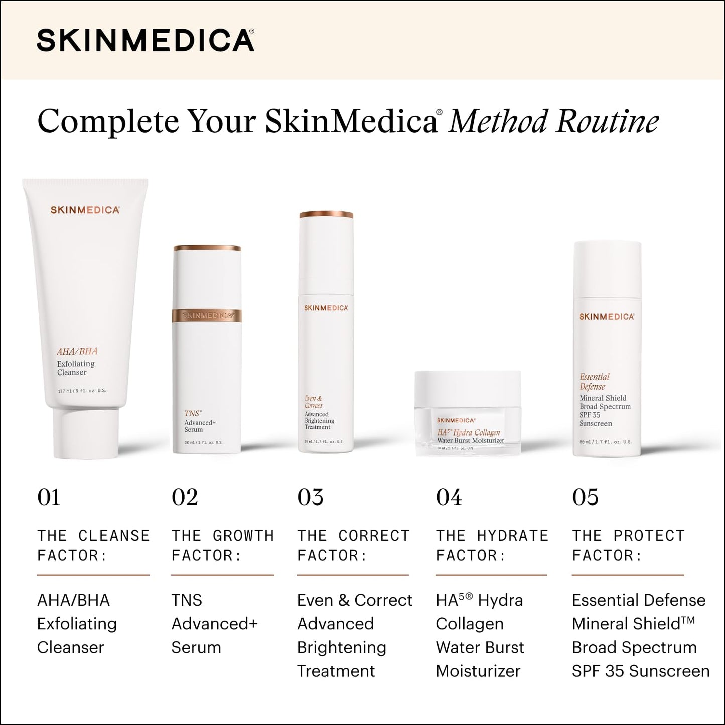 SkinMedica HA⁵ Hydra Collagen Water Burst Face Moisturizer with Vegan Collagen - Plumping Face Cream with Microbiome Barrier Complex for 24-Hour Hydration - Helps Replenish Dry, Dull Skin (1.7 Fl Oz)