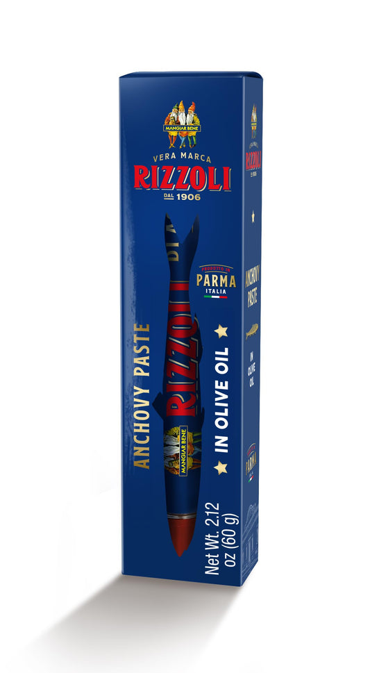 MANGIAR BENE RIZZOLI – Anchovies Paste in Olive Oil – 60 Gr. Tube (100% Italian)