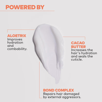 ALFAPARF MILANO Yellow Professional Repair Reparative Mask for Damaged Hair - Powered By Bond Complex & Cacao Butter - Designed For Intense Strength
