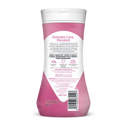 Summer?s Eve Simply Sensitive Daily Gentle Feminine Wash, Removes Odor, pH balanced, 9 fl oz