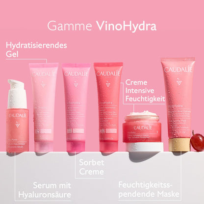 Caudalie VinoHydra Deep Hydration Moisturizer with Hyaluronic Acid, Shea Butter, and Grape Water, to Intensely Hydrate, Nourish, and Soothe