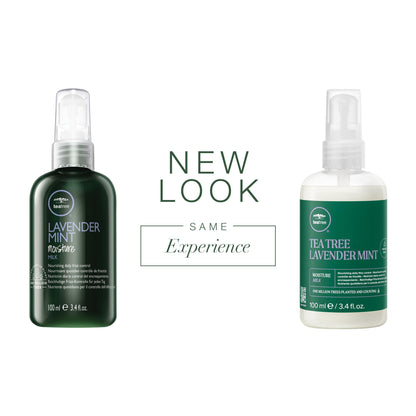 Tea Tree Lavender Mint Moisture Milk, Leave-In Conditioner, For Coarse, Curly + Dry Hair, 3.4 fl. oz.