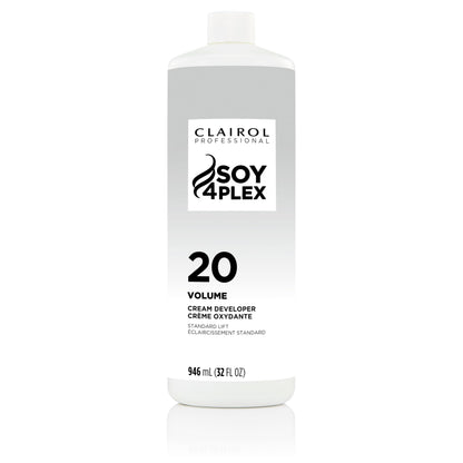 Clairol Professional Crème Permanente 20 Volume Hair Developers | For Coloring, Lightening & Lifting with Deep Conditioning Formula | Packaging May Vary